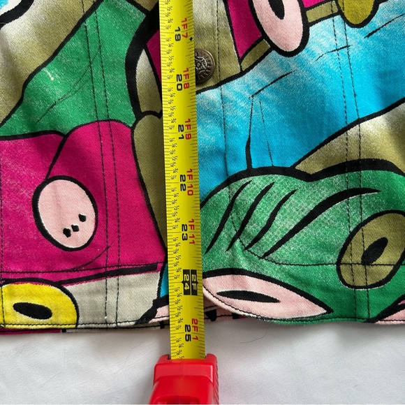 90s VTG “Picasso-style" Multicolor Abstract Wearable Art -Kaktus Jacket 4 Season - Picture 13 of 14